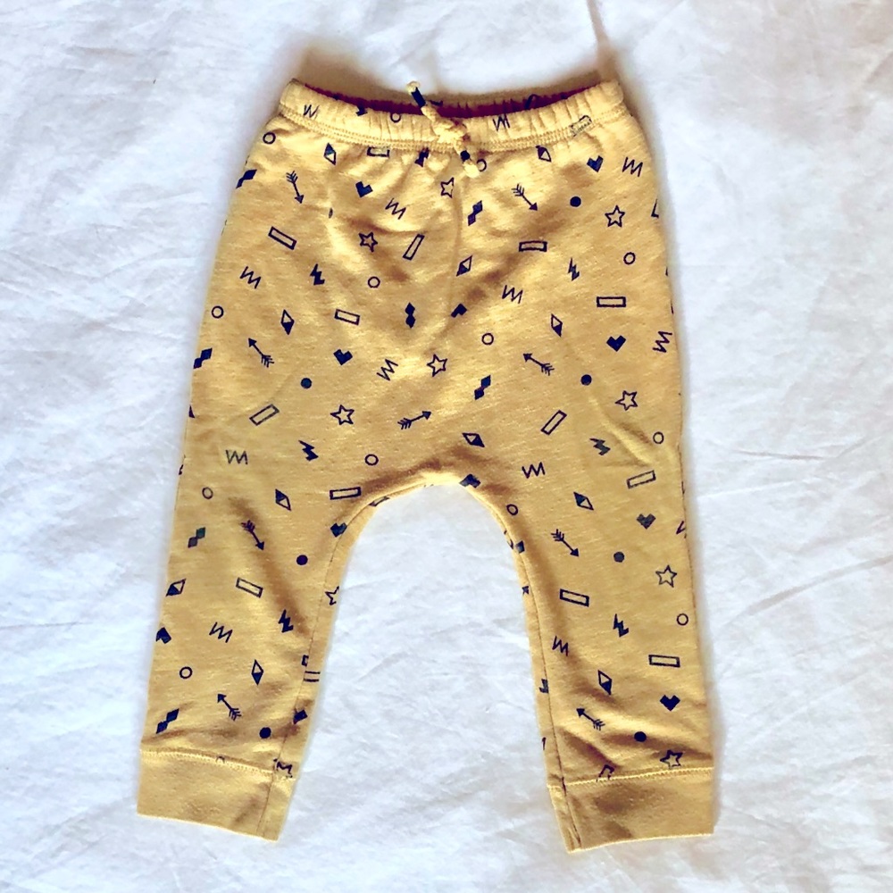 Abstract Shape Joggers - Marigold